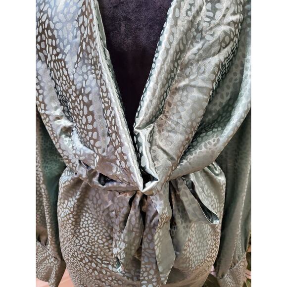 Fashion Nova "You Better Work" Green Polyester Long Sleeve Knee Length Size XL - Picture 2 of 14